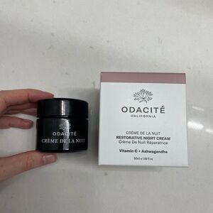NWT ODACITE Restorative Night Cream - Black
